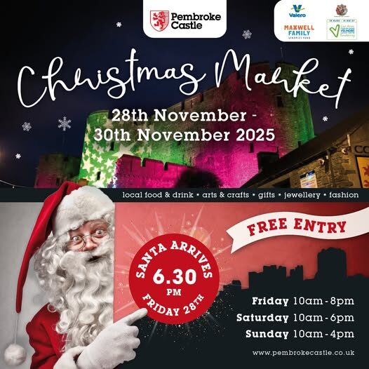 Christmas Market At Pembroke Castle FB